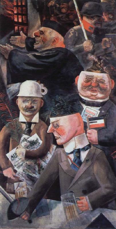 the pillars of society, george grosz